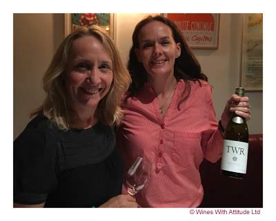 Anna Flowerday of TWR and Lindsay of Wines With Attitude