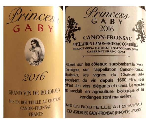 Chateau Gaby Princess Gaby from Wines With Attitude