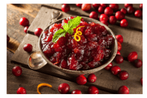 Cranberry sauce for Christmas dinner by Wines With A