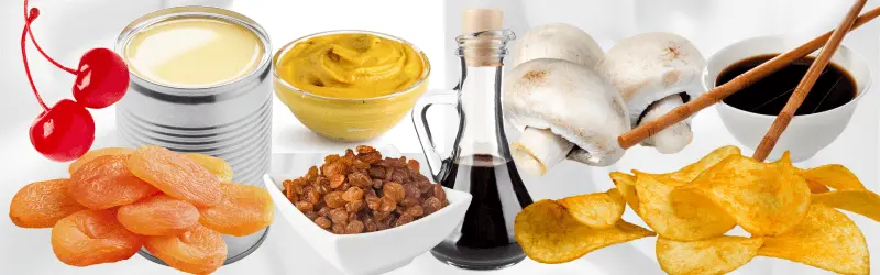 Some foods that contain as many if not more sulphites than such as mustard, dried apricots, crisps, condensed milk, mushrooms
