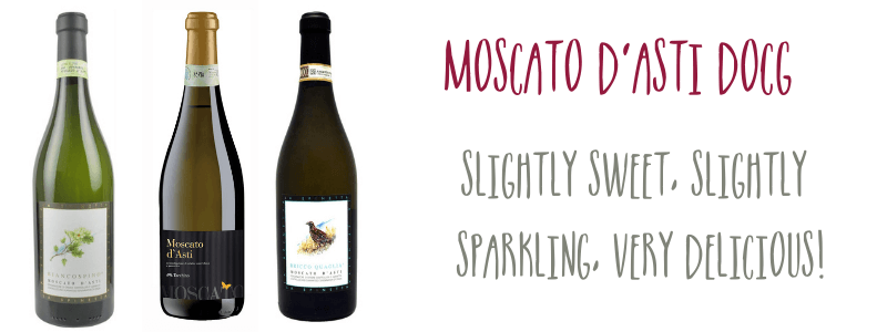 Moscato d'Asti is a great match for