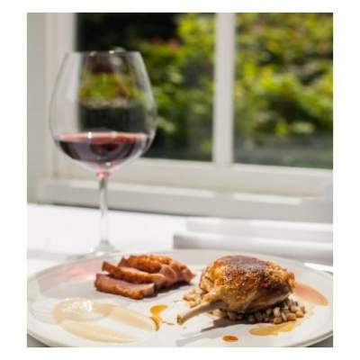 Pinot Noir wine with duck confit by Wines With Atttitude