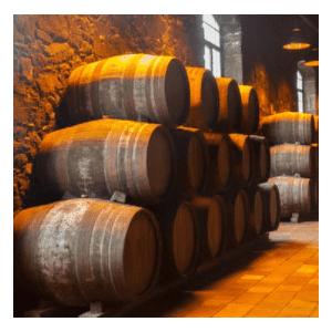 Tawny port casks by Wines With Attitude