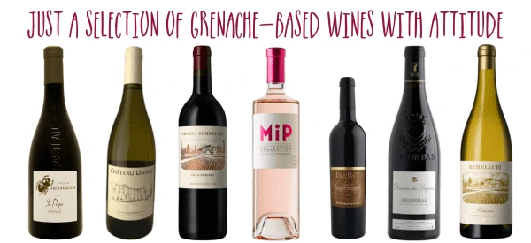 Grenache based wines from Wines With Attitude