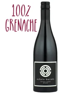Bottle of Ochota Barrels The Fugazi Grenache captioned 100% Grenache