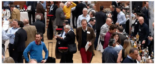 Image from a trade fair wine tasting by Wines With Attitude