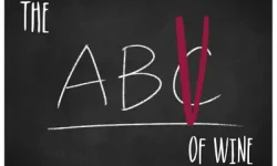 Blackboard with "The ABV of wine" written on it
