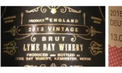 Three wine labels side by side